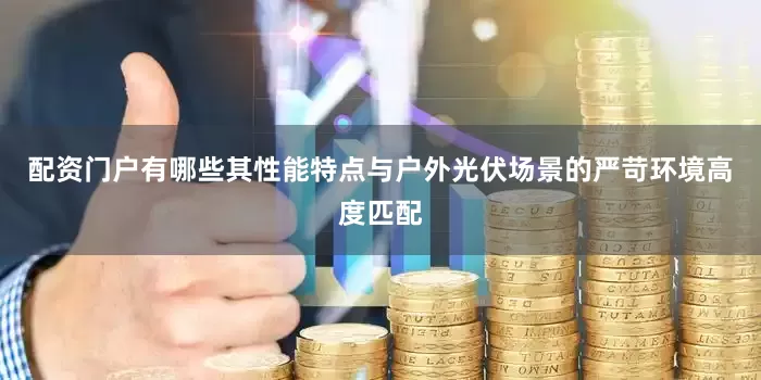 配资门户有哪些其性能特点与户外光伏场景的严苛环境高度匹配